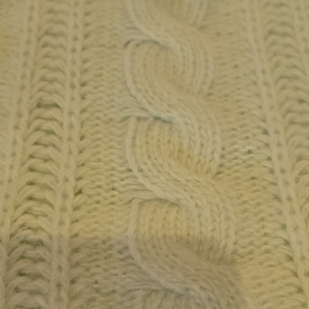 Topshop Mint Green Cablknit Infinity Scarf - Picture 2 of 7